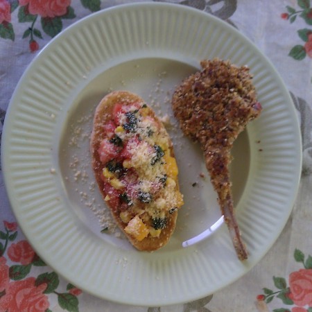 Cutlets and Bruschetta on Homemade, Healthy, Happy