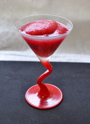 Kombucha Kocktail (The Strawberry Daiquiri Edition) from Homemade, Healthy, Happy.