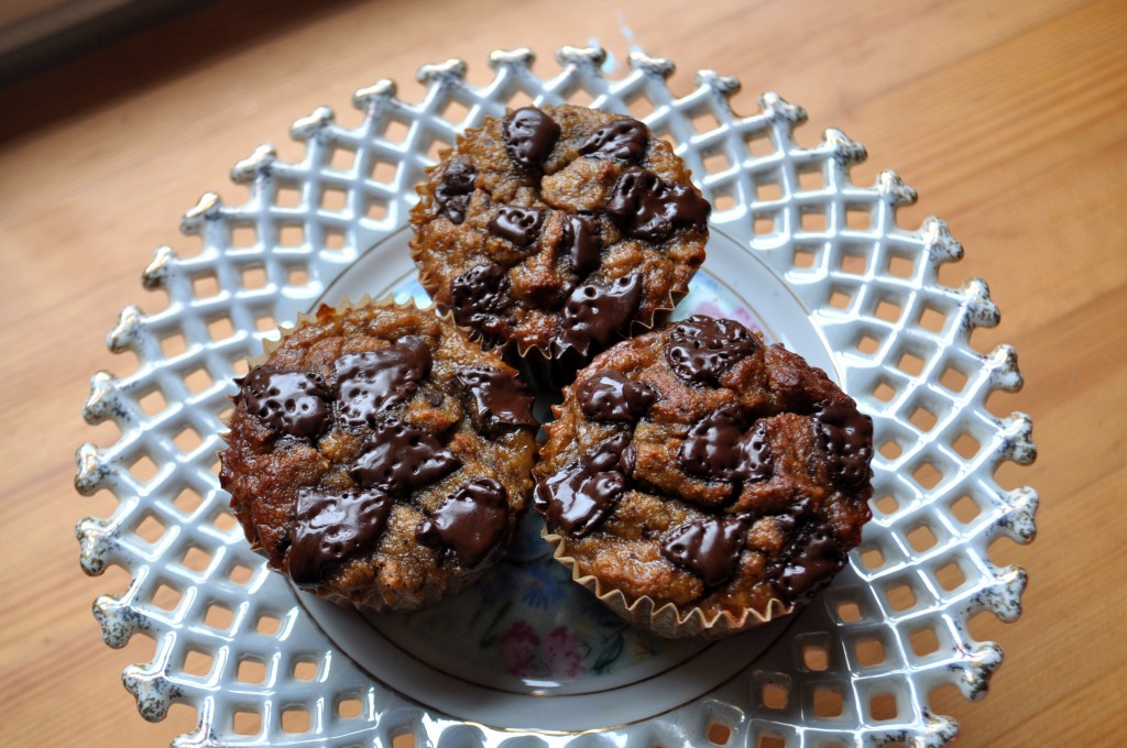 Grain Free Choc Chip Banana Bread Cupcakes on Homemade, Healthy, Happy