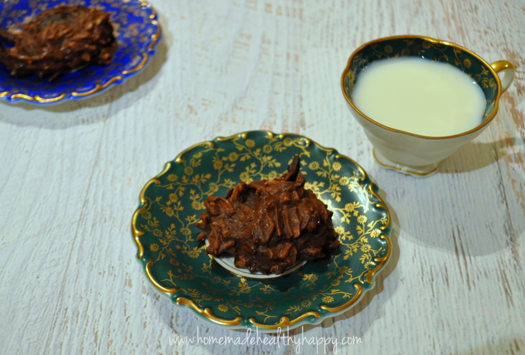 3 Ingredient Choc-Coconut Fudge Cookies on Homemade, Healthy, Happy