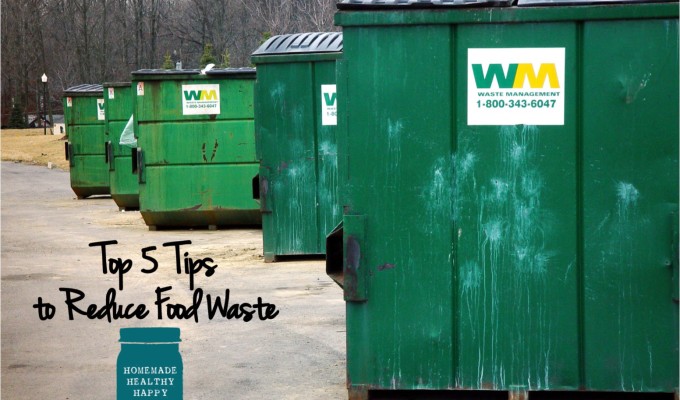 5 Tips to Reduce Food Waste